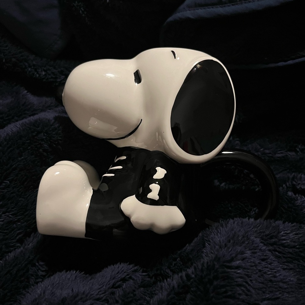Snoopy Black and White Ceramic Mug